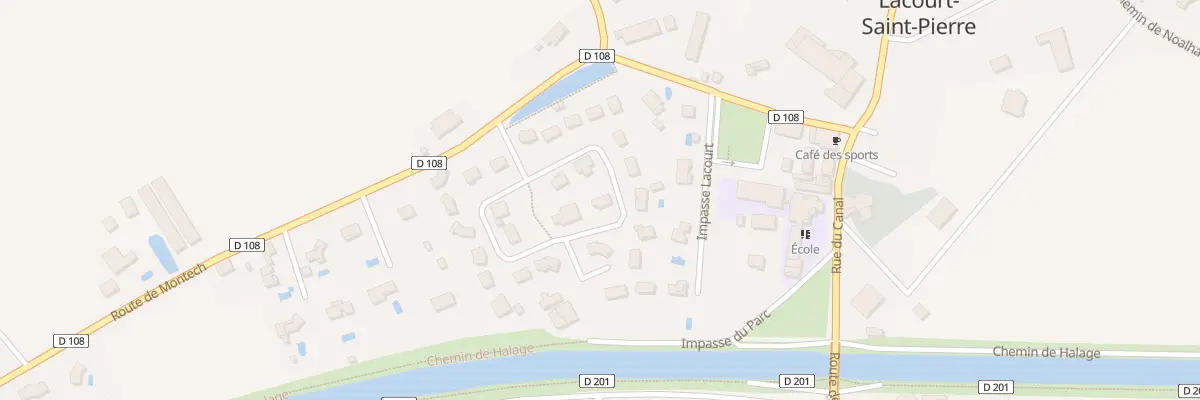 Plan du 5476 Lacourt à Lacourt-Saint-Pierre