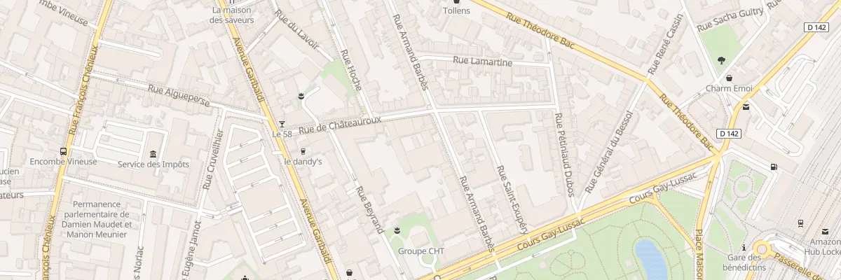 Plan du 15 Rue Armand Barbès à Limoges