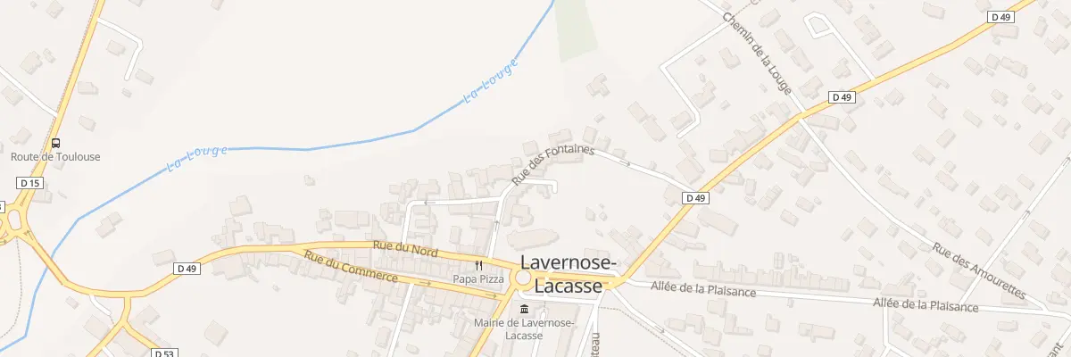 Plan du 14 Rue des Fontaines à Lavernose-Lacasse