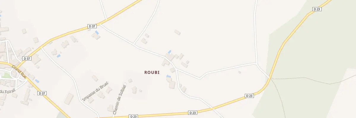 Plan du 5157 Roubi à Sauzet