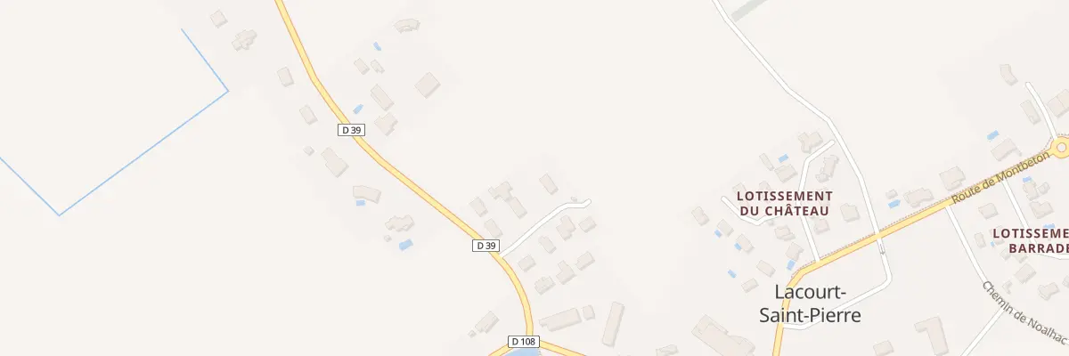 Plan du 5 Caminas à Lacourt-Saint-Pierre