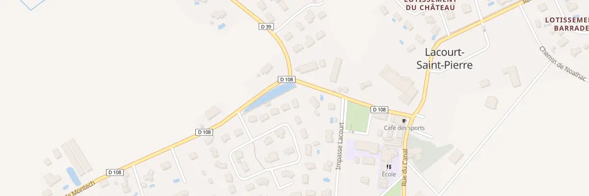 Plan du 5490 Lacourt à Lacourt-Saint-Pierre