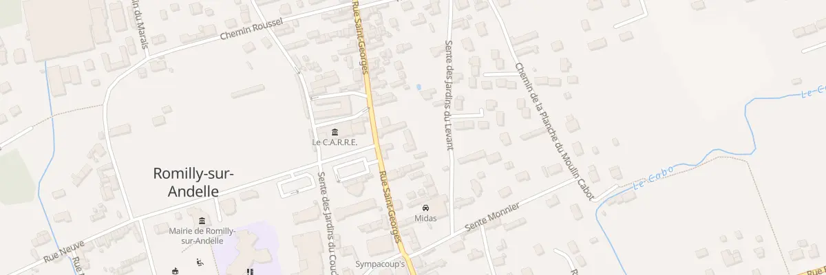 Plan du 81 Rue Saint Georges à Romilly-sur-Andelle