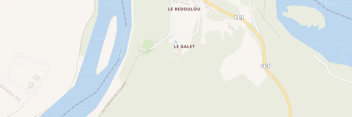 Plan du 87 Le Redoulou à Domme