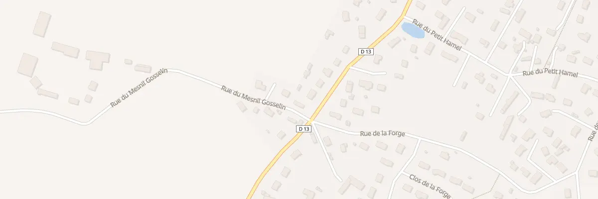 Plan du 12 Rue du Mesnil Gosselin à Mesnil-Raoul