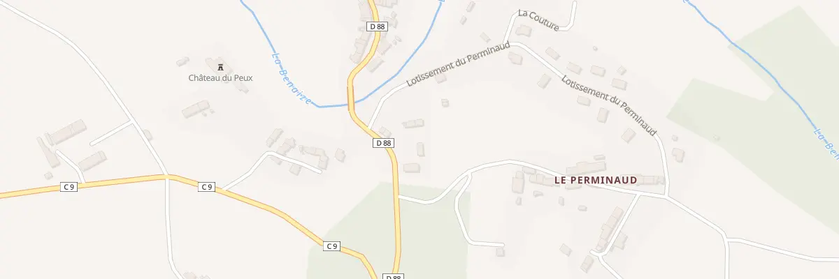 Plan du 2 La Parente à Jouac