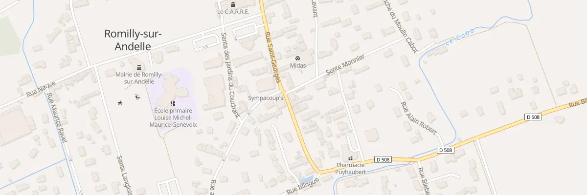 Plan du 105 Rue Saint Georges à Romilly-sur-Andelle