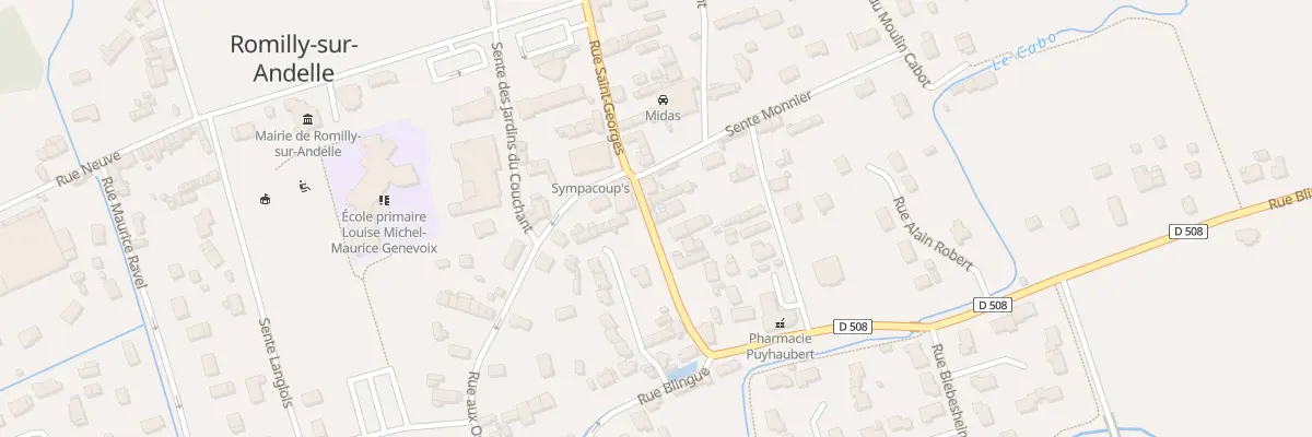 Plan du 115 Rue Saint Georges à Romilly-sur-Andelle