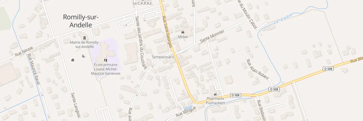Plan du 107 Rue Saint Georges à Romilly-sur-Andelle