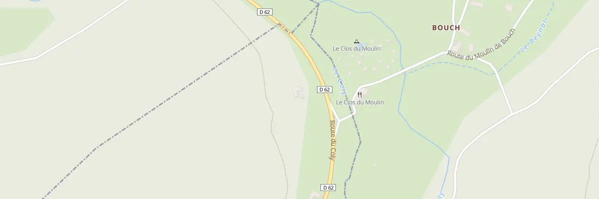 Plan du 63B Bouch à Coly-Saint-Amand