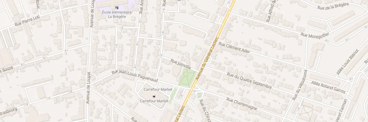 Plan du 8B Rue Joinville à Limoges