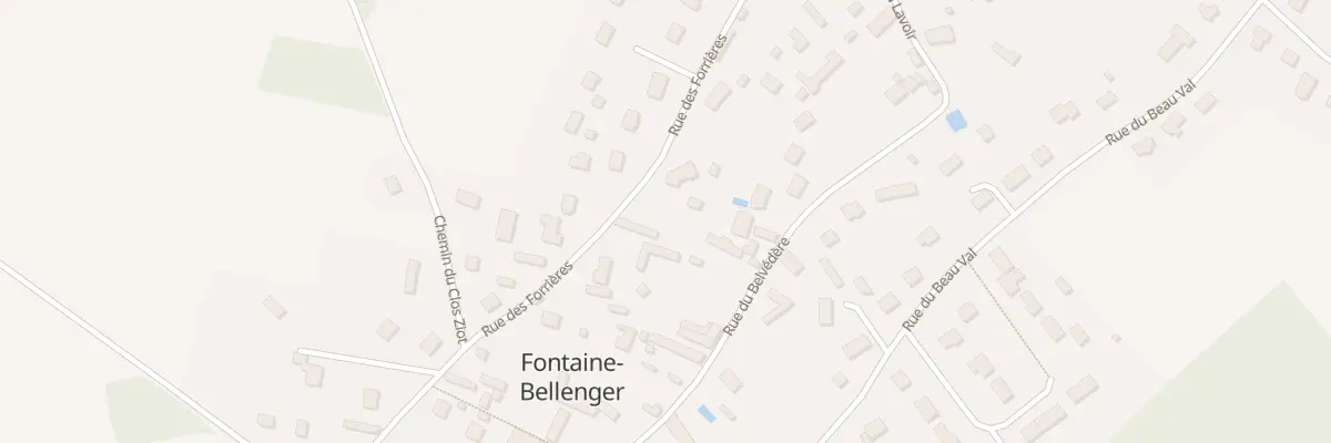 Plan du 16 Rue des Forrières à Fontaine-Bellenger