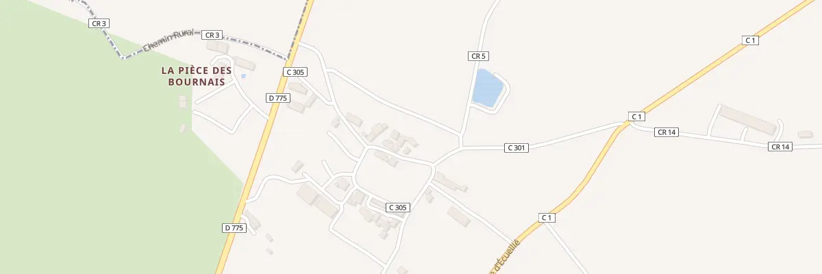 Plan du 9 Le Tertre à Villedômain