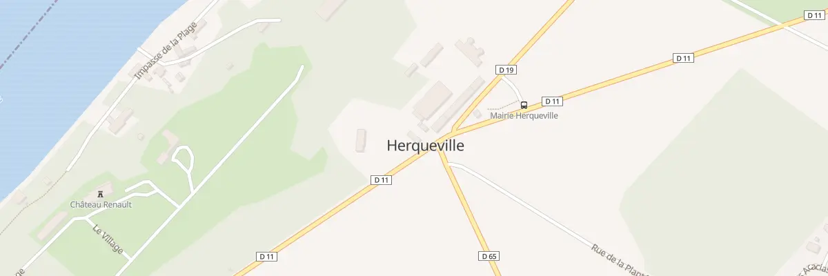 Plan du 2 Rte d’Andé à Herqueville