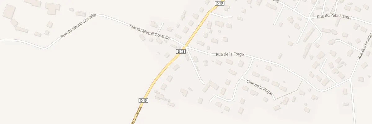Plan du 399 Rue de la Lande à Mesnil-Raoul