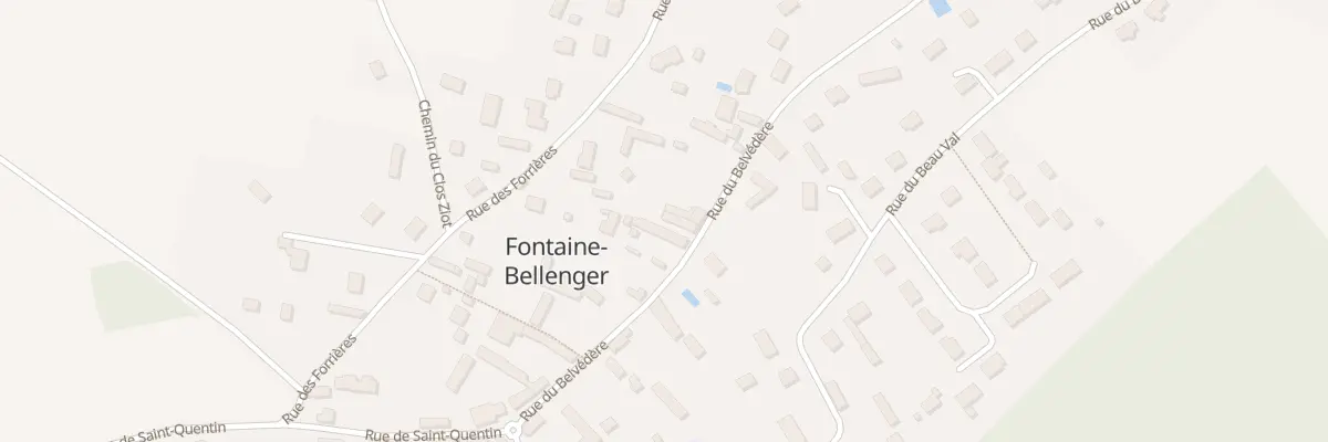 Plan du 13 Rue du Belvédère à Fontaine-Bellenger
