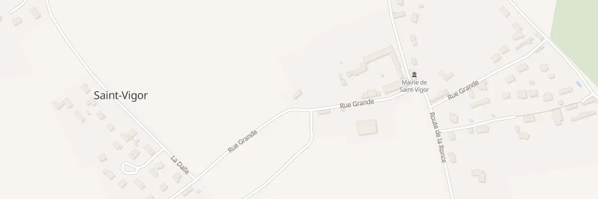 Plan du 12 Rue Grande à Saint-Vigor