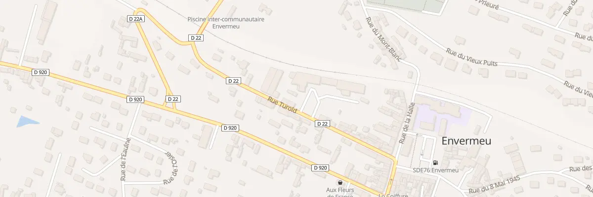Plan du 21 Rue Turold à Envermeu