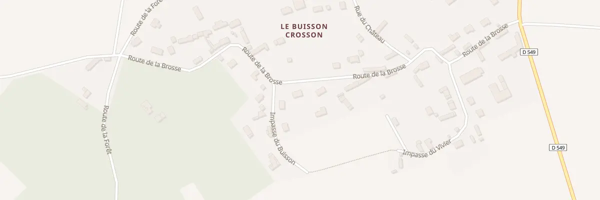 Plan du 10B Rte de la Brosse à La Baronnie