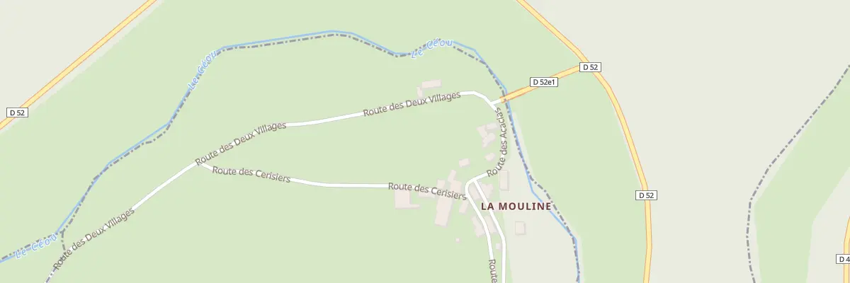 Plan du 3 La Mouline à Florimont-Gaumier