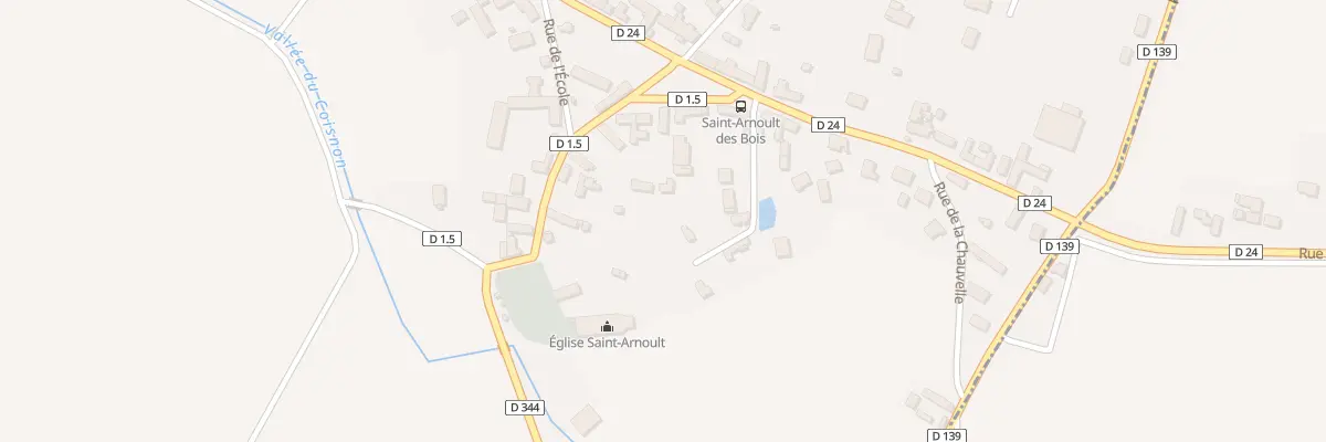 Plan du 5 Rue de l’Eglise à Saint-Arnoult-des-Bois