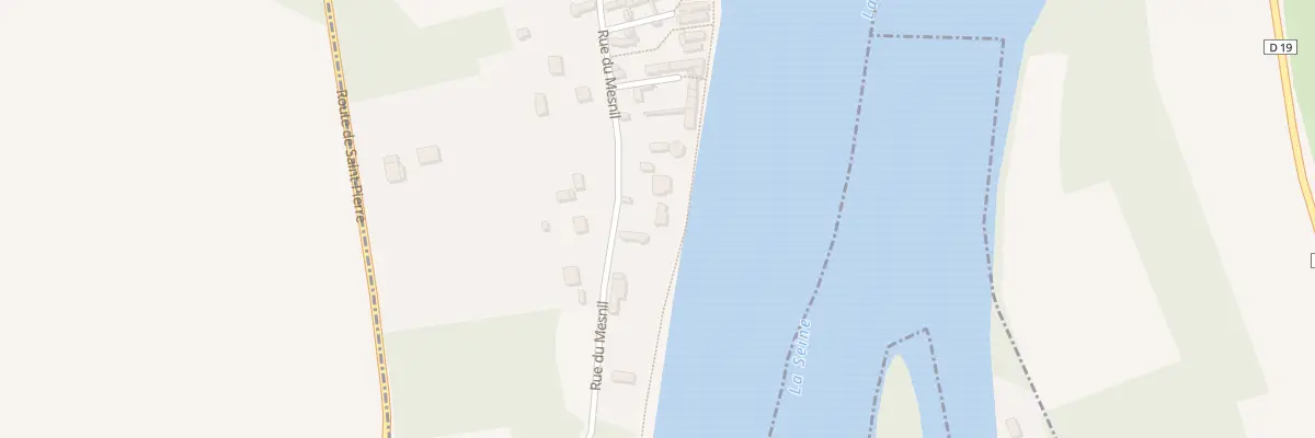 Plan du 39 Rue du Mesnil à Poses