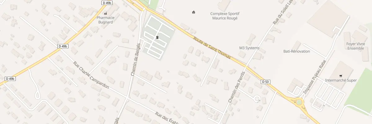 Plan du 2B Rte de Saint Thomas à Lavernose-Lacasse