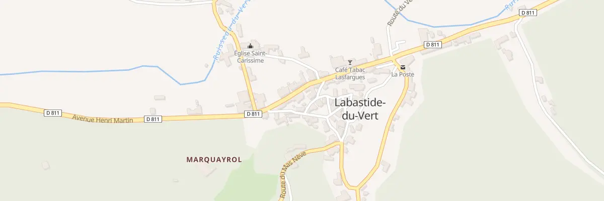 Plan du 5079 Au Bourg à Labastide-du-Vert