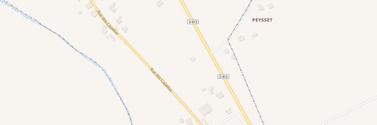 Plan du 1155 Rue des Capellas à Bessens