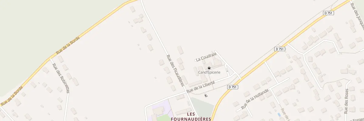 Plan du 13 Rue des Ficaudières à Candé-sur-Beuvron