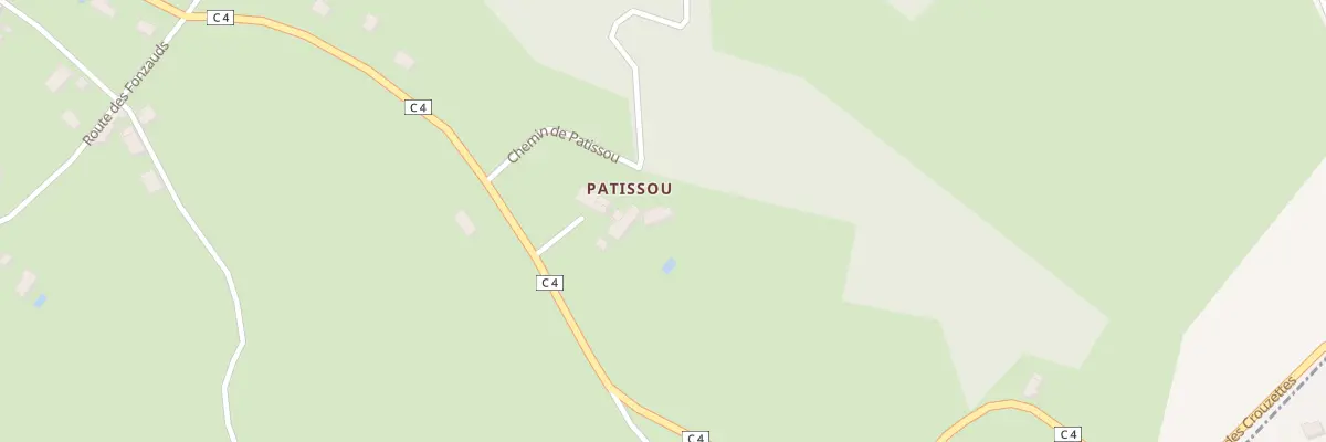 Plan du 14 Che de Patissou à Solignac