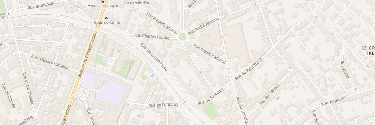 Plan du 23 Rue l’Etoile de Fontaury à Limoges