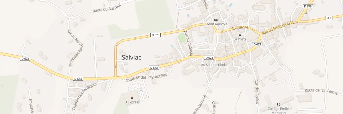 Plan du 5392F Salviac à Salviac