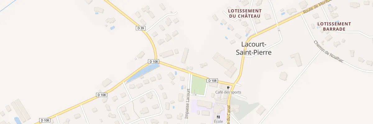 Plan du 158A All des Marronniers à Lacourt-Saint-Pierre