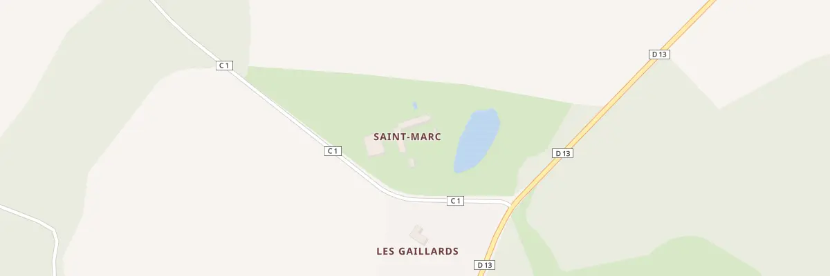 Plan du 5034 Saint Marc à Saint-Médard