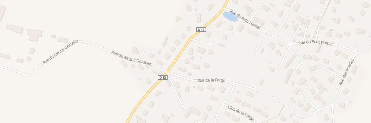 Plan du 325 Rue de la Lande à Mesnil-Raoul