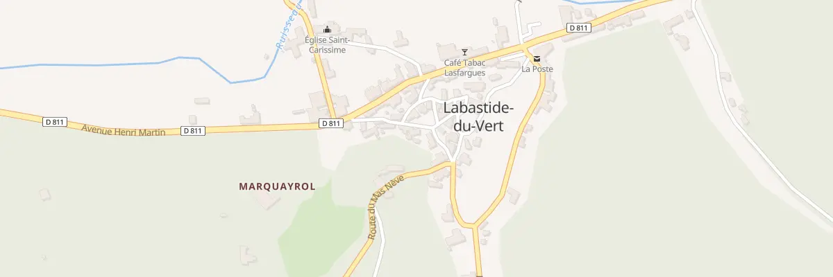 Plan du 5084 Au Bourg à Labastide-du-Vert