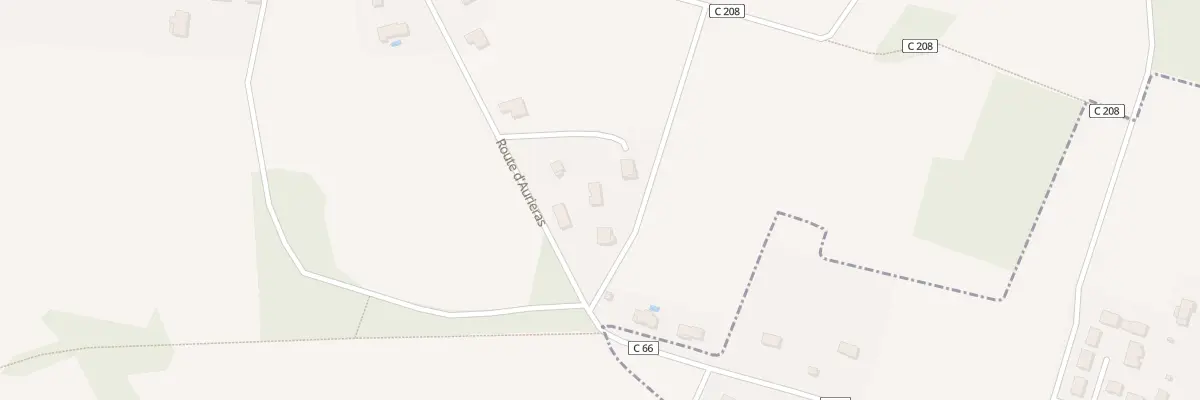 Plan du 37 Rte d’Aurieras à Chaptelat