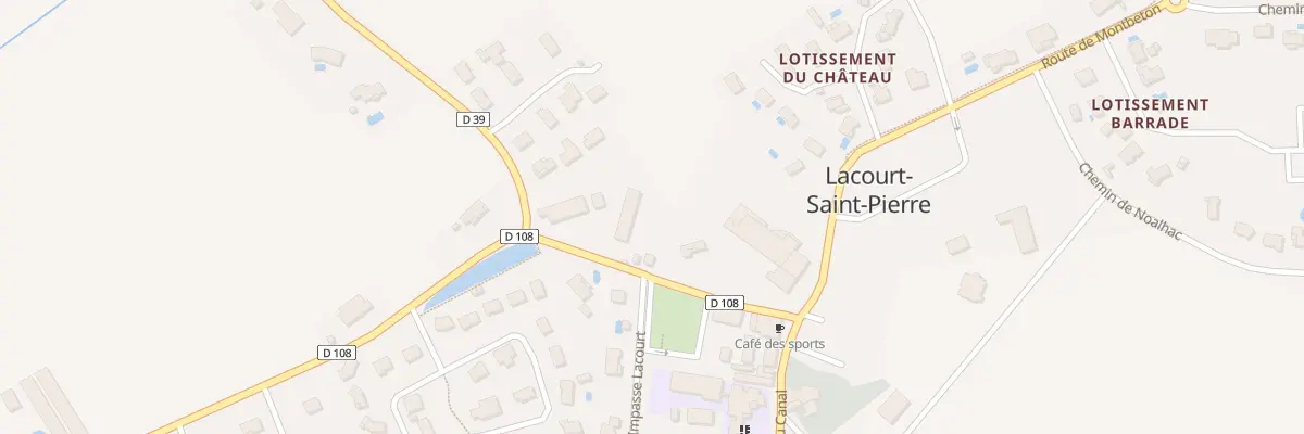 Plan du 158B All des Marronniers à Lacourt-Saint-Pierre