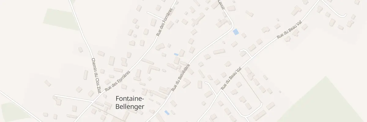 Plan du 25 Rue du Belvédère à Fontaine-Bellenger