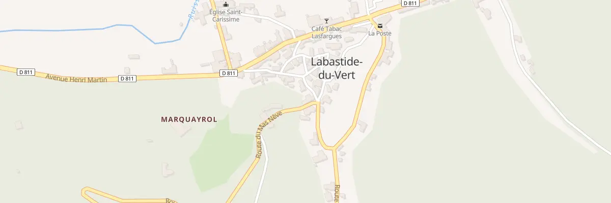 Plan du 5172F Au Bourg à Labastide-du-Vert