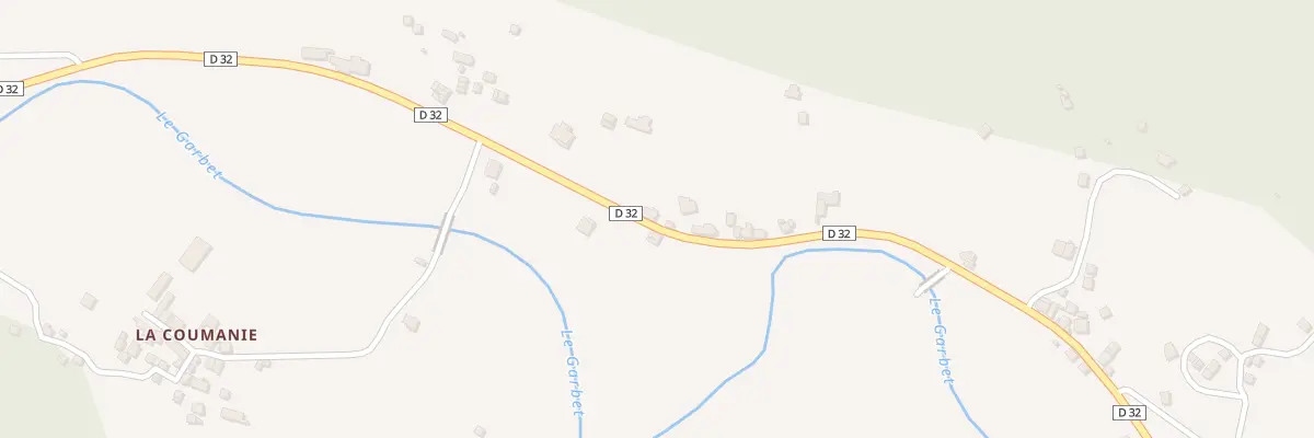 Plan du 80 Naoudou à Ercé