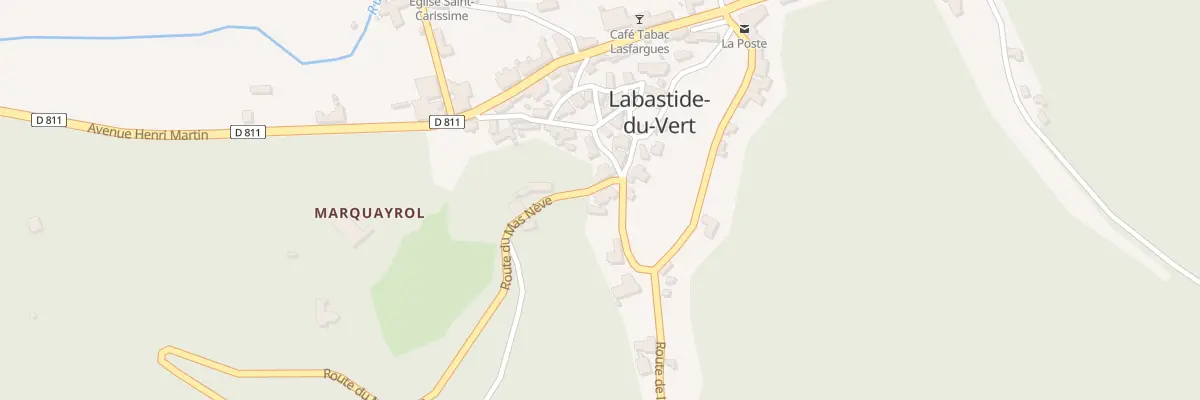 Plan du 371 Rte du Mas Nève à Labastide-du-Vert