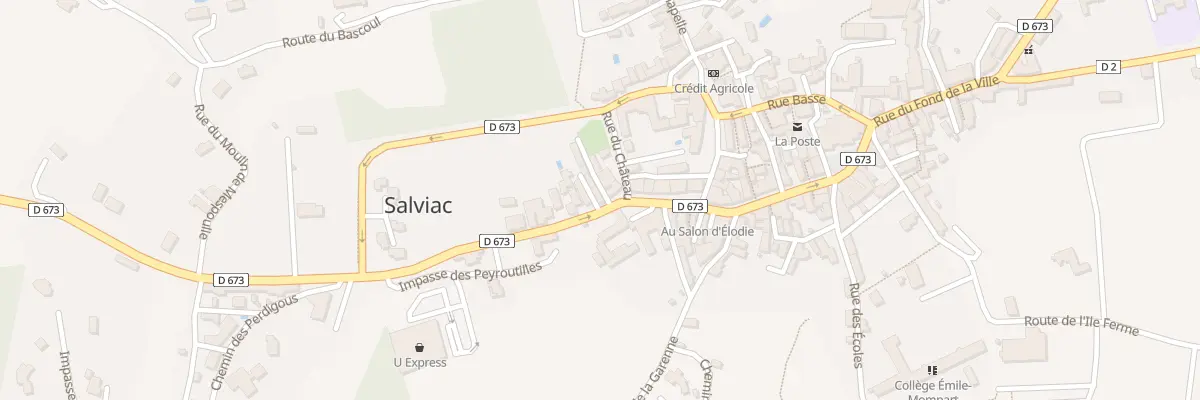 Plan du 5133 Salviac à Salviac