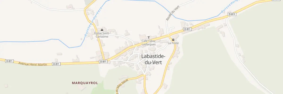 Plan du 5068 Au Bourg à Labastide-du-Vert