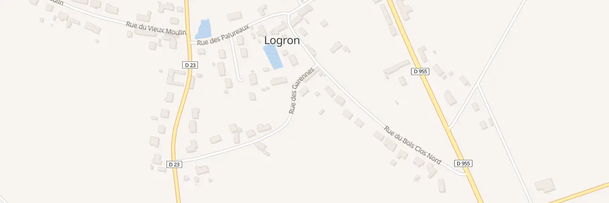Plan du 4 Rue des Garennes à Logron