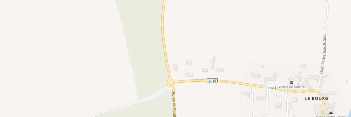 Plan du 2 Rte de Candé à Valaire