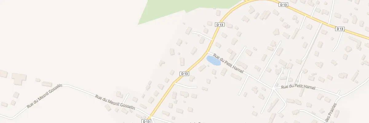 Plan du 212 Rue de la Lande à Mesnil-Raoul