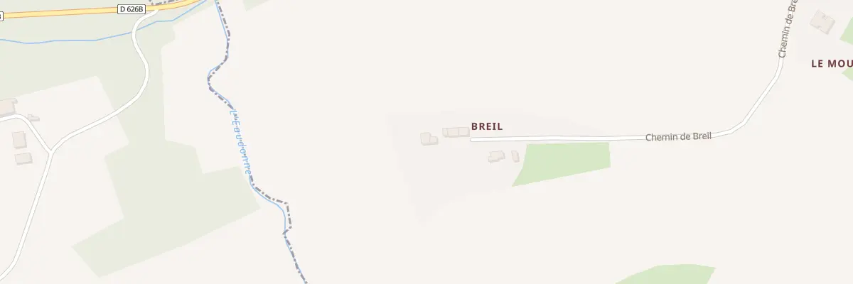 Plan du 25 Breil à Lacaugne