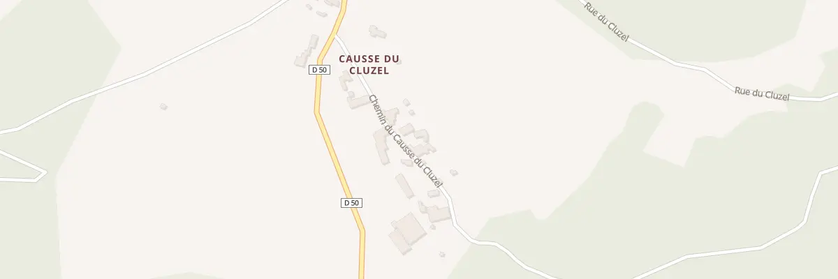 Plan du 145 Che du Causse du Cluzel à Pontcirq